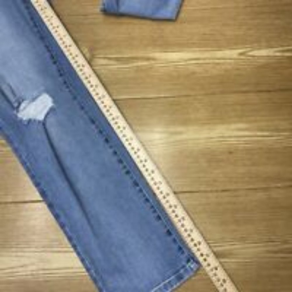 Style & Co Womens High Rise Jeans Slim Leg Distressed Denim Ankle Pants Size 6 - Picture 15 of 16